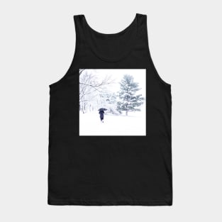 A walk in the snow Tank Top